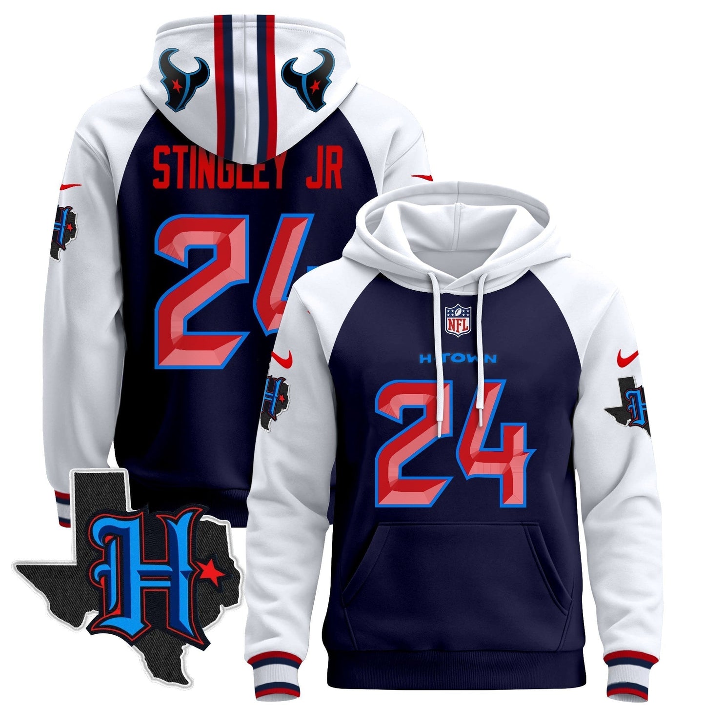 Houston Texans2024 Pullover Hoodie - All Stitched-DTD