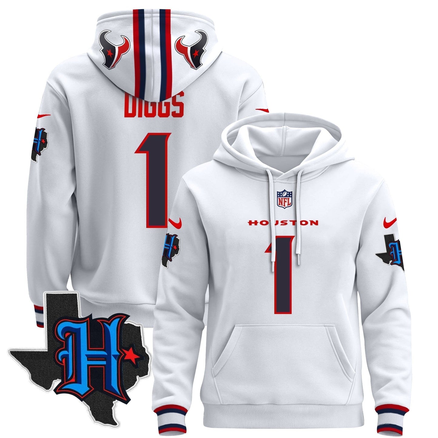 Houston Texans2024 Pullover Hoodie - All Stitched-DTD