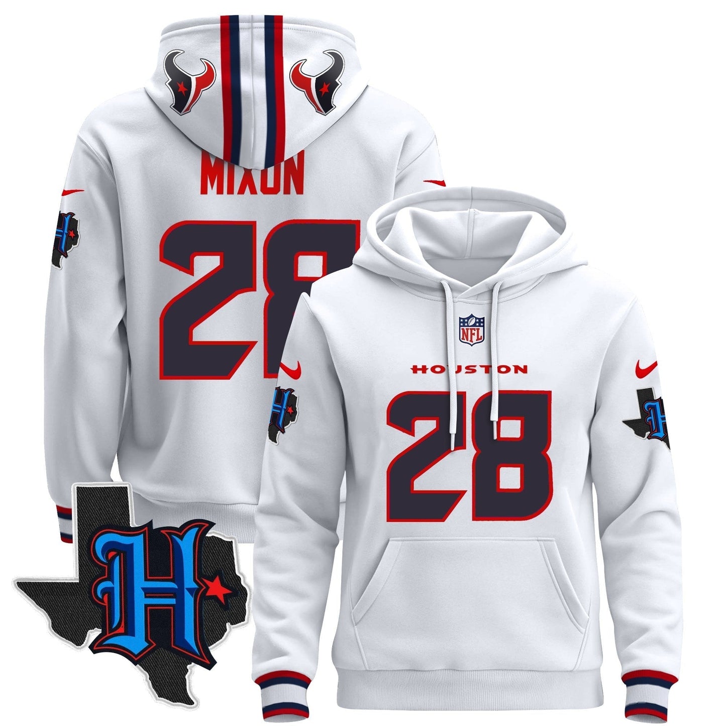 Houston Texans2024 Pullover Hoodie - All Stitched-DTD