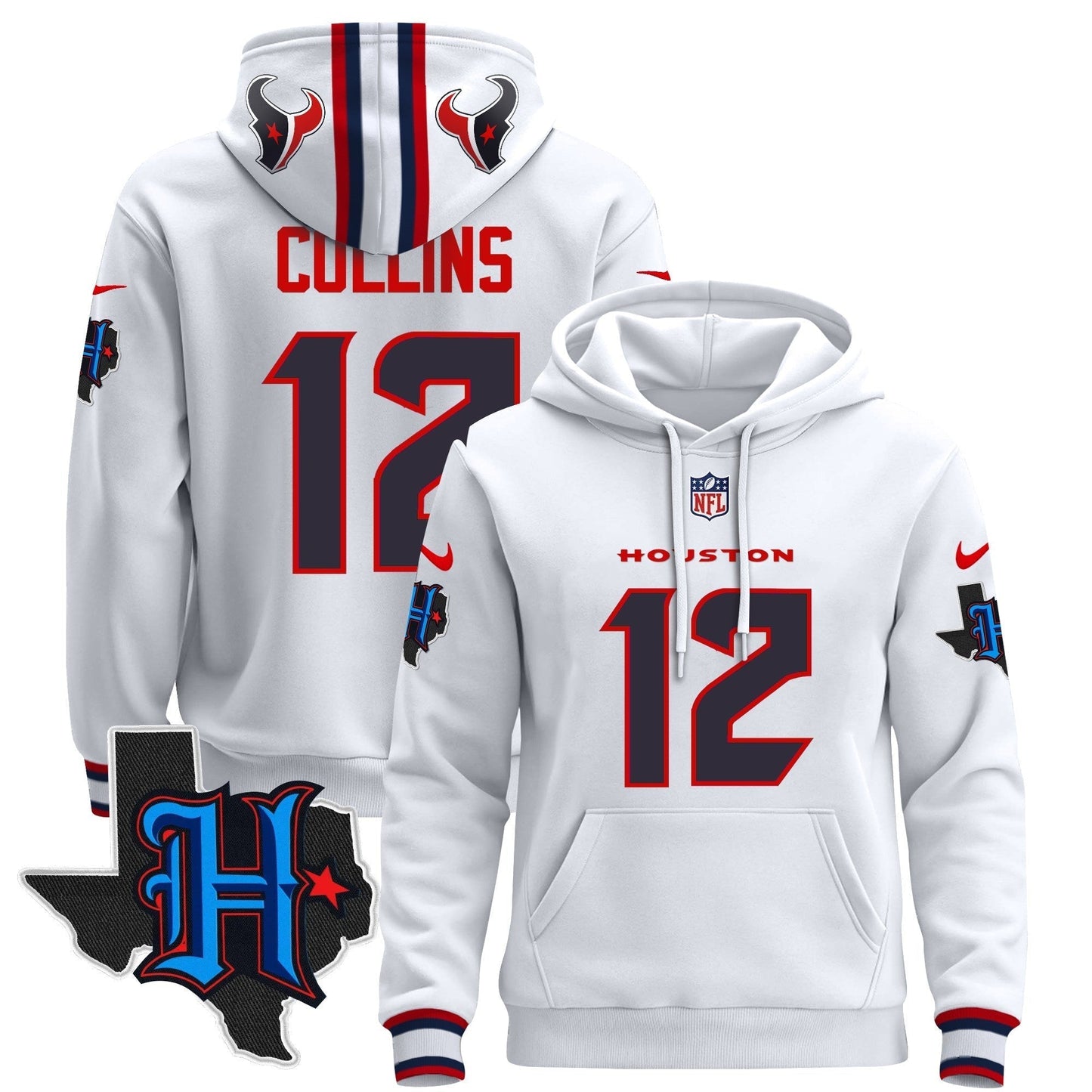 Houston Texans2024 Pullover Hoodie - All Stitched-DTD