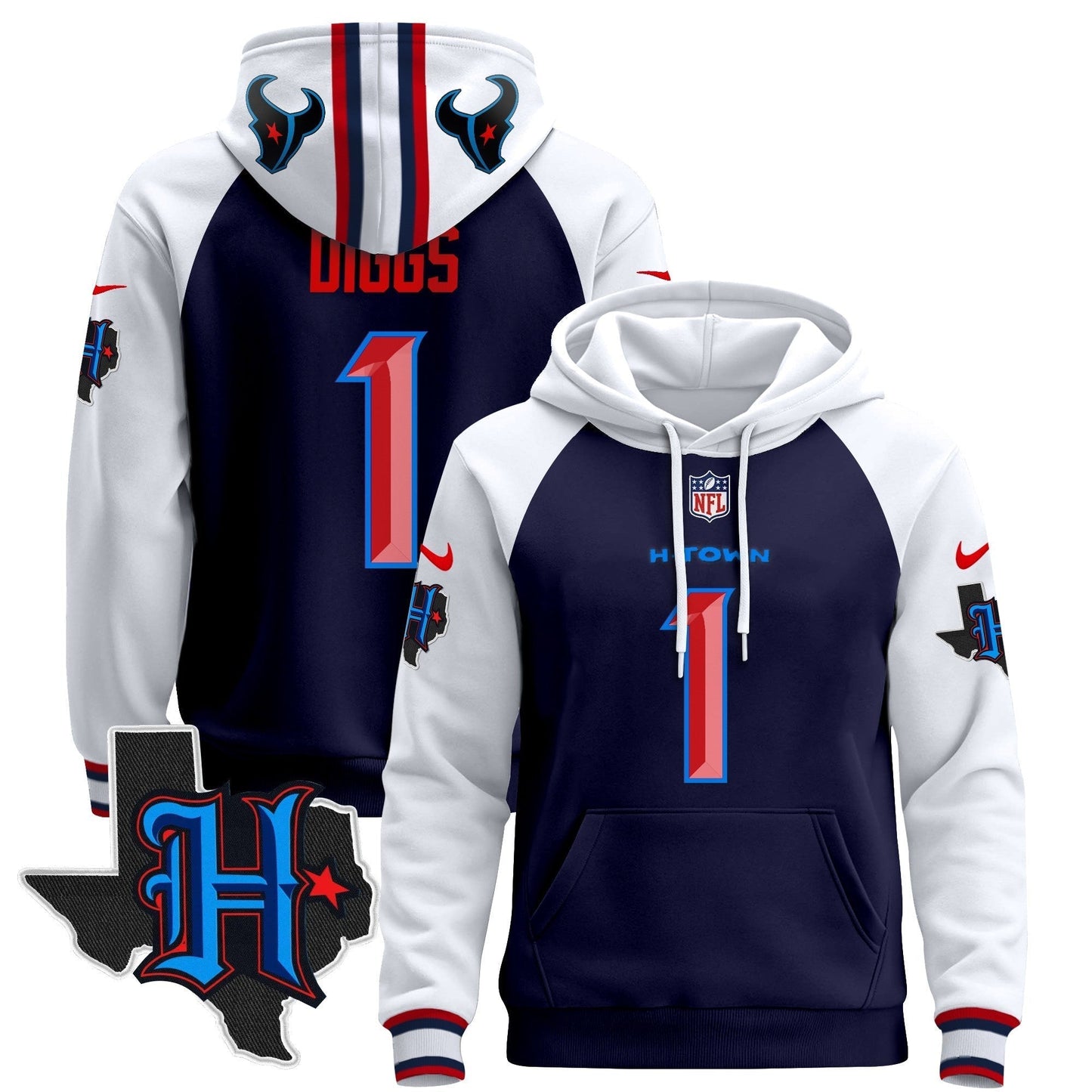 Houston Texans2024 Pullover Hoodie - All Stitched-DTD