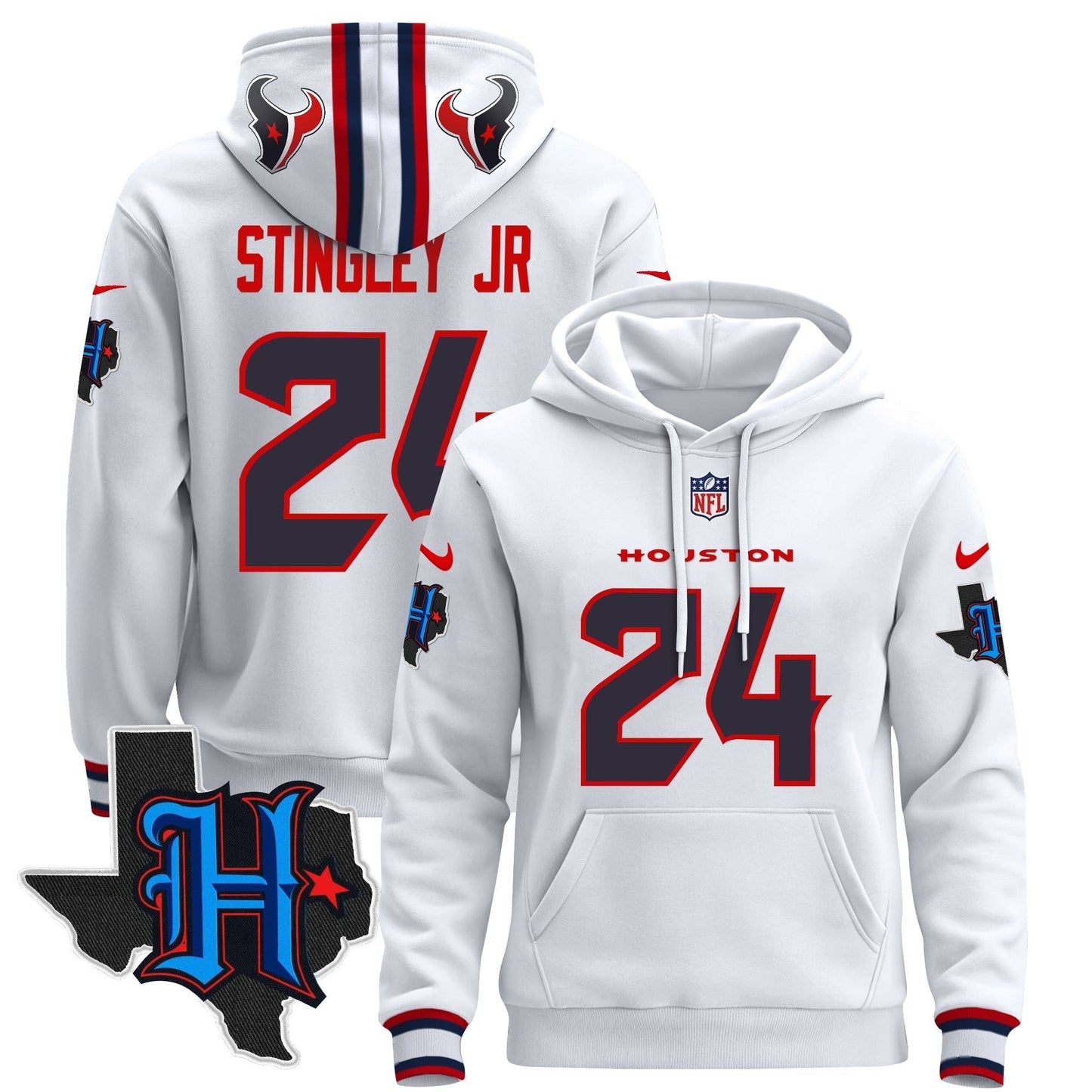 Houston Texans2024 Pullover Hoodie - All Stitched-DTD