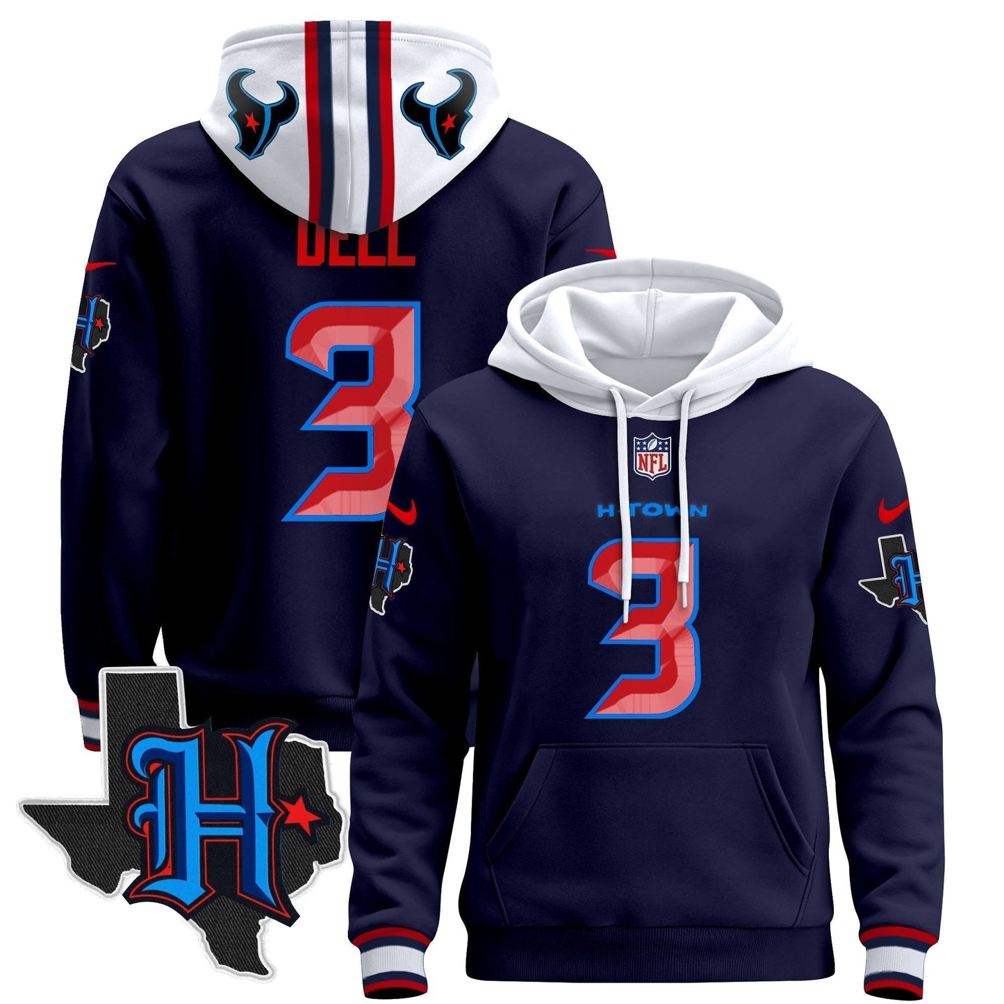 Houston Texans2024 Pullover Hoodie - All Stitched-DTD