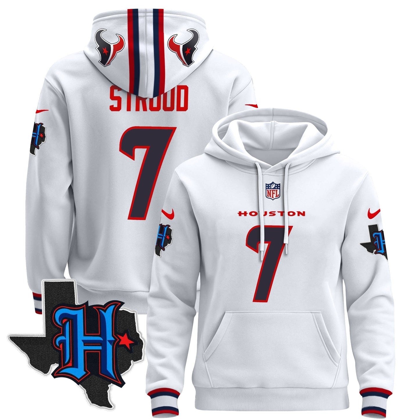 Houston Texans2024 Pullover Hoodie - All Stitched-DTD
