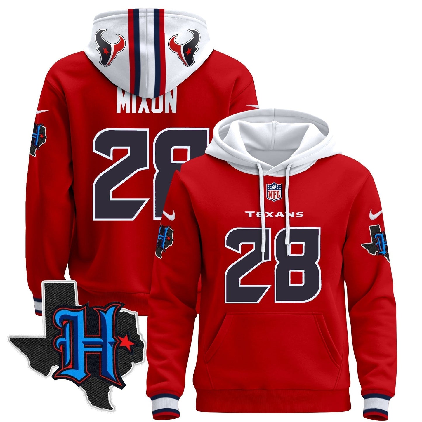 Houston Texans2024 Pullover Hoodie - All Stitched-DTD