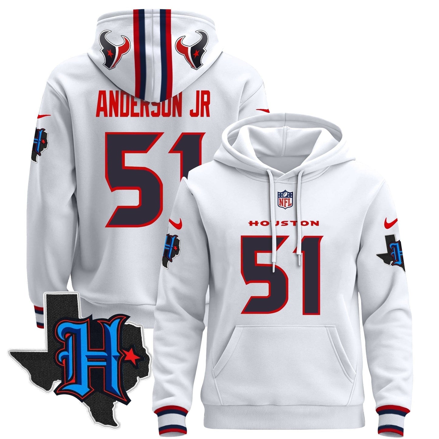 Houston Texans2024 Pullover Hoodie - All Stitched-DTD