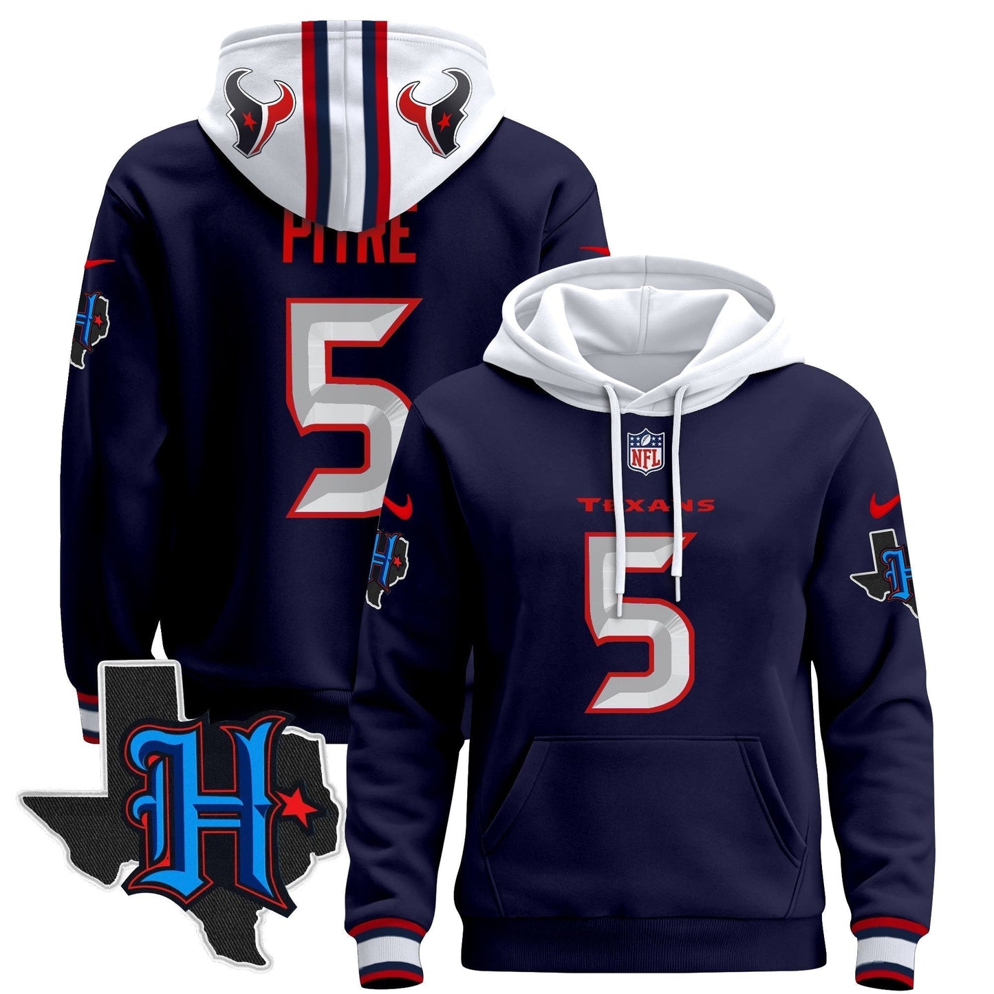 Houston Texans2024 Pullover Hoodie - All Stitched-DTD