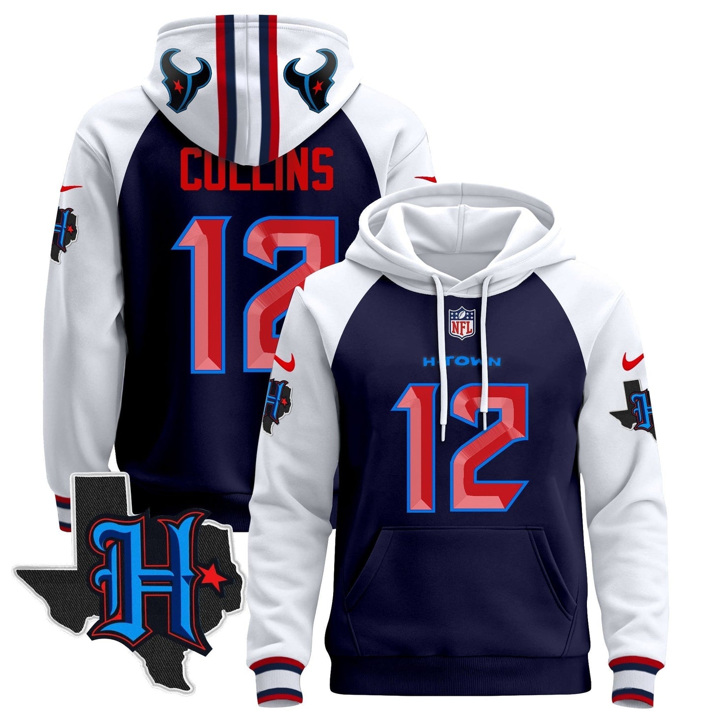 Houston Texans2024 Pullover Hoodie - All Stitched-DTD