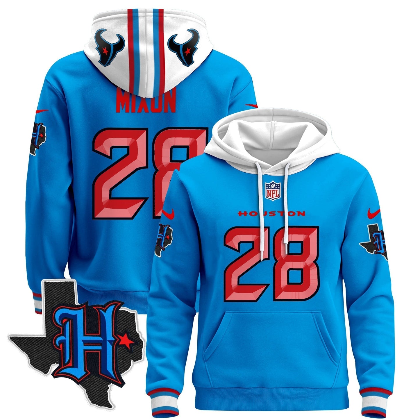 Houston Texans2024 Pullover Hoodie - All Stitched-DTD