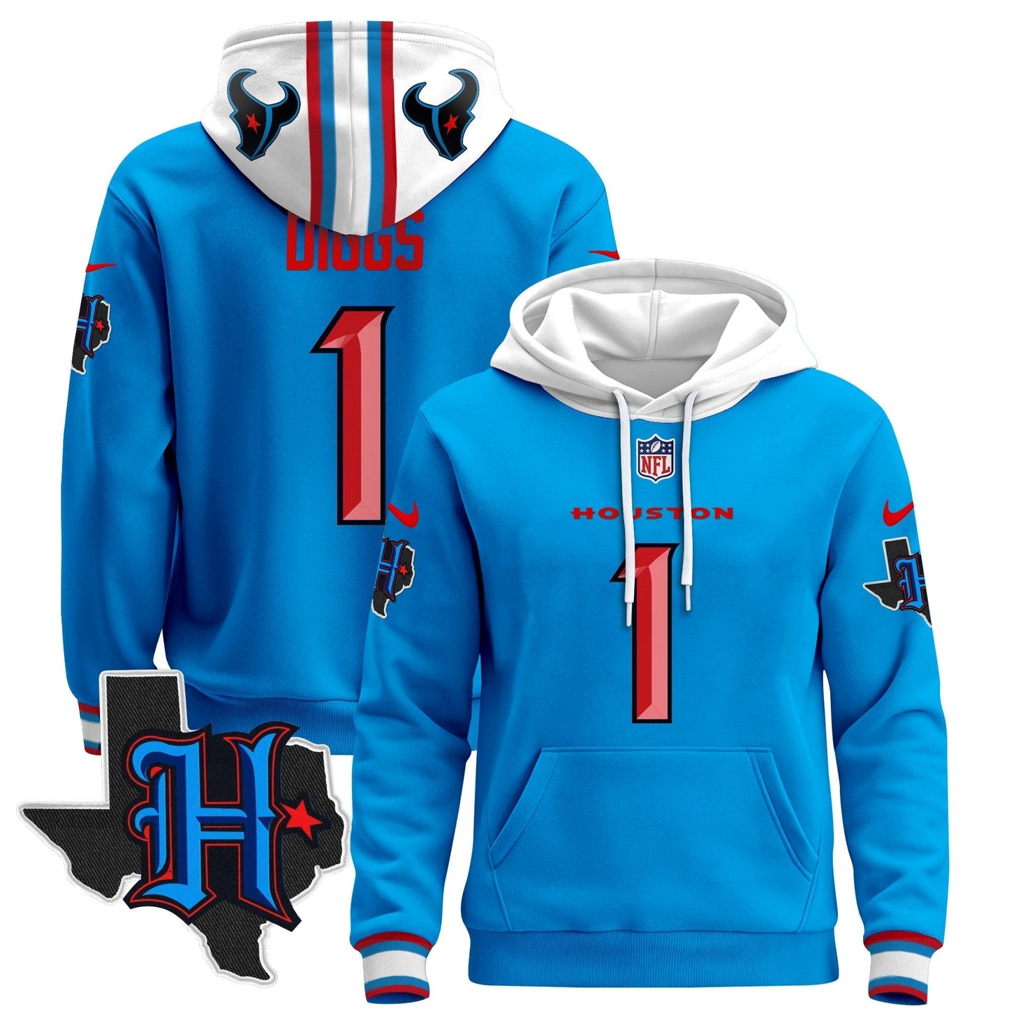 Houston Texans2024 Pullover Hoodie - All Stitched-DTD