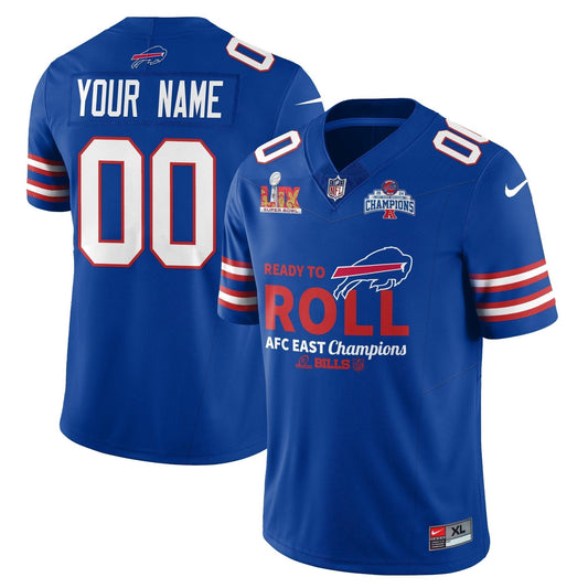 BUF 2024 AFC East Champions Patch Vapor Limited Custom Jersey-DTD