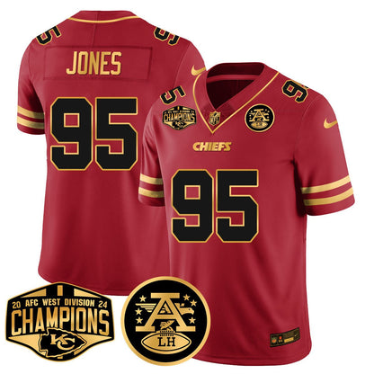 Chiefs 2024 AFC West Champs Jersey - All Stitched-DTD