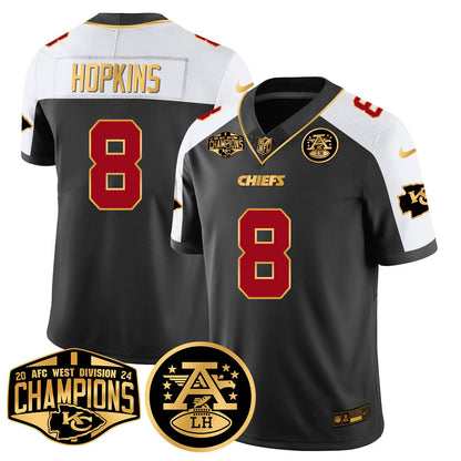 Chiefs 2024 AFC West Champs Jersey - All Stitched-DTD