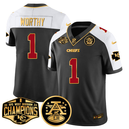 Chiefs 2024 AFC West Champs Jersey - All Stitched-DTD