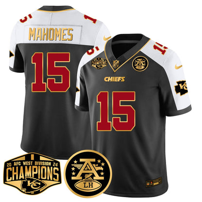 Chiefs 2024 AFC West Champs Jersey - All Stitched-DTD