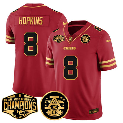 Chiefs 2024 AFC West Champs Jersey - All Stitched-DTD