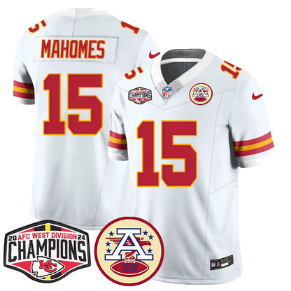 Chiefs 2024 AFC West Champs Jersey - All Stitched-DTD