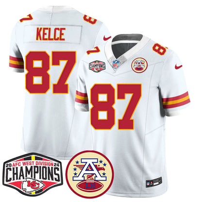 Chiefs 2024 AFC West Champs Jersey - All Stitched-DTD