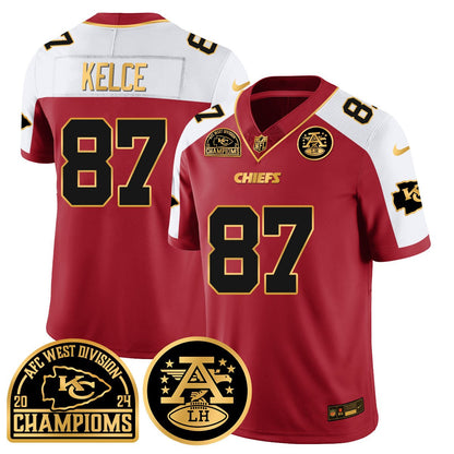 Chiefs 2024 AFC West Champs Jersey - All Stitched-DTD