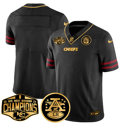 Chiefs 2024 AFC West Champs Jersey - All Stitched-DTD
