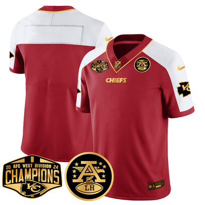 Chiefs 2024 AFC West Champs Jersey - All Stitched-DTD