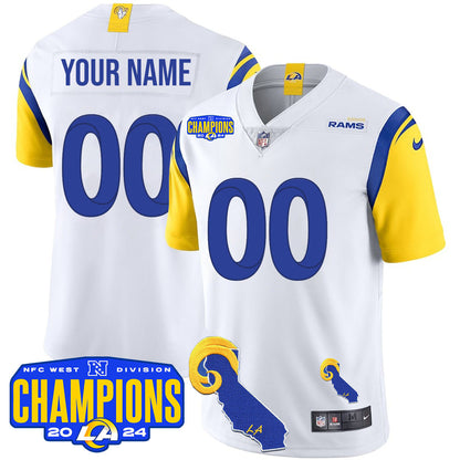 Custom Gender/Name LAR 2024 NFC West Division Champions Jersey - All Stitched-DTD