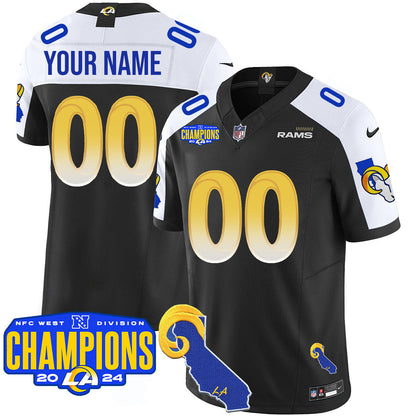 Custom Gender/Name LAR 2024 NFC West Division Champions Jersey - All Stitched-DTD
