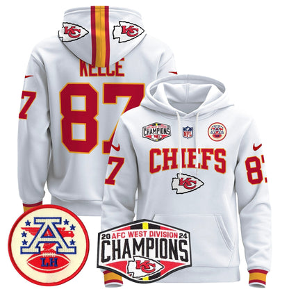 KC 2024 AFC West Division Champions Pullover Hoodie - All Stitched-DTD