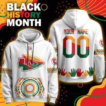 Custom KC Black History Month Limited Hoodie - Printed-DTD