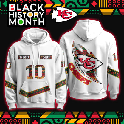 Custom KC Black History Month Limited Hoodie - Printed-DTD
