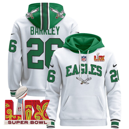 PHI Super Bowl LIX Patch Pullover Hoodie - All Stitched-DTD