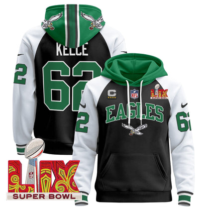 PHI Super Bowl LIX Patch Pullover Hoodie - All Stitched-DTD