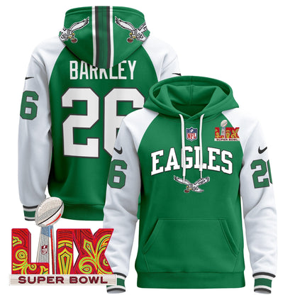 PHI Super Bowl LIX Patch Pullover Hoodie - All Stitched-DTD