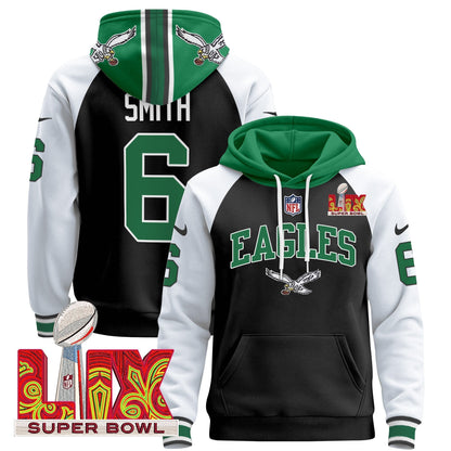 PHI Super Bowl LIX Patch Pullover Hoodie - All Stitched-DTD