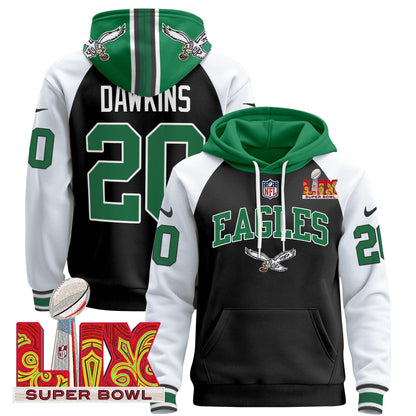 PHI Super Bowl LIX Patch Pullover Hoodie - All Stitched-DTD