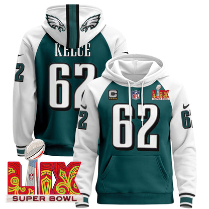 PHI Super Bowl LIX Patch Pullover Hoodie - All Stitched-DTD