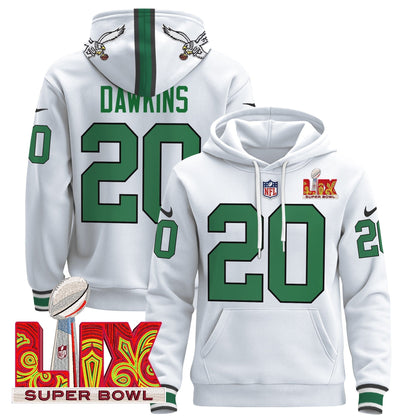 PHI Super Bowl LIX Patch Pullover Hoodie - All Stitched-DTD