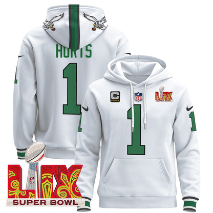 PHI Super Bowl LIX Patch Pullover Hoodie - All Stitched-DTD