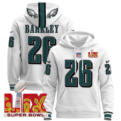 PHI Super Bowl LIX Patch Pullover Hoodie - All Stitched-DTD