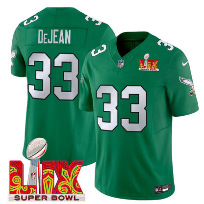 Cooper DeJean PHI Super Bowl LIX Jersey - All Stitched-DTD