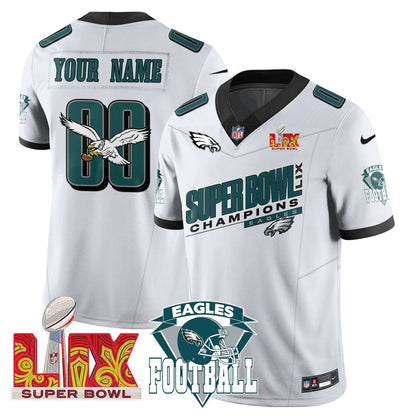 Custom PHI Jersey - Super Bowl LIX Champions Patch CN2-DTD