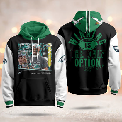 PHI Super Bowl LIX Champions Limited Hoodie N3 - Printed-DTD
