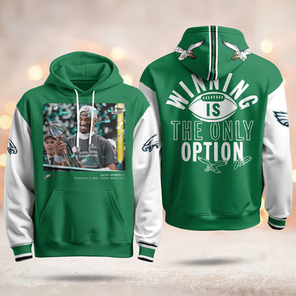 PHI Super Bowl LIX Champions Limited Hoodie N3 - Printed-DTD