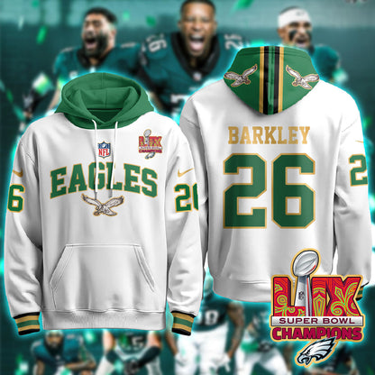 PHI Super Bowl LIX Champions Gold Hoodie N2R - All Stitched-DTD