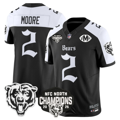 CHI 'Gothic Midway Legacy' NFC North Champions Patch Vapor Limited Jersey - All Stitched-DTD