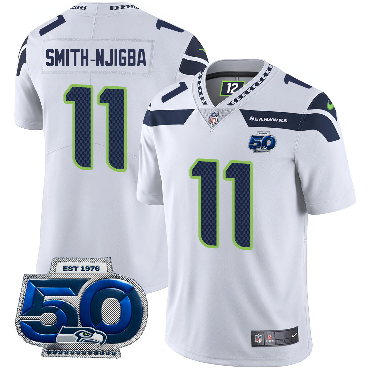 SEA 50th Season Vapor Limited Jersey - All Stitched-DTD