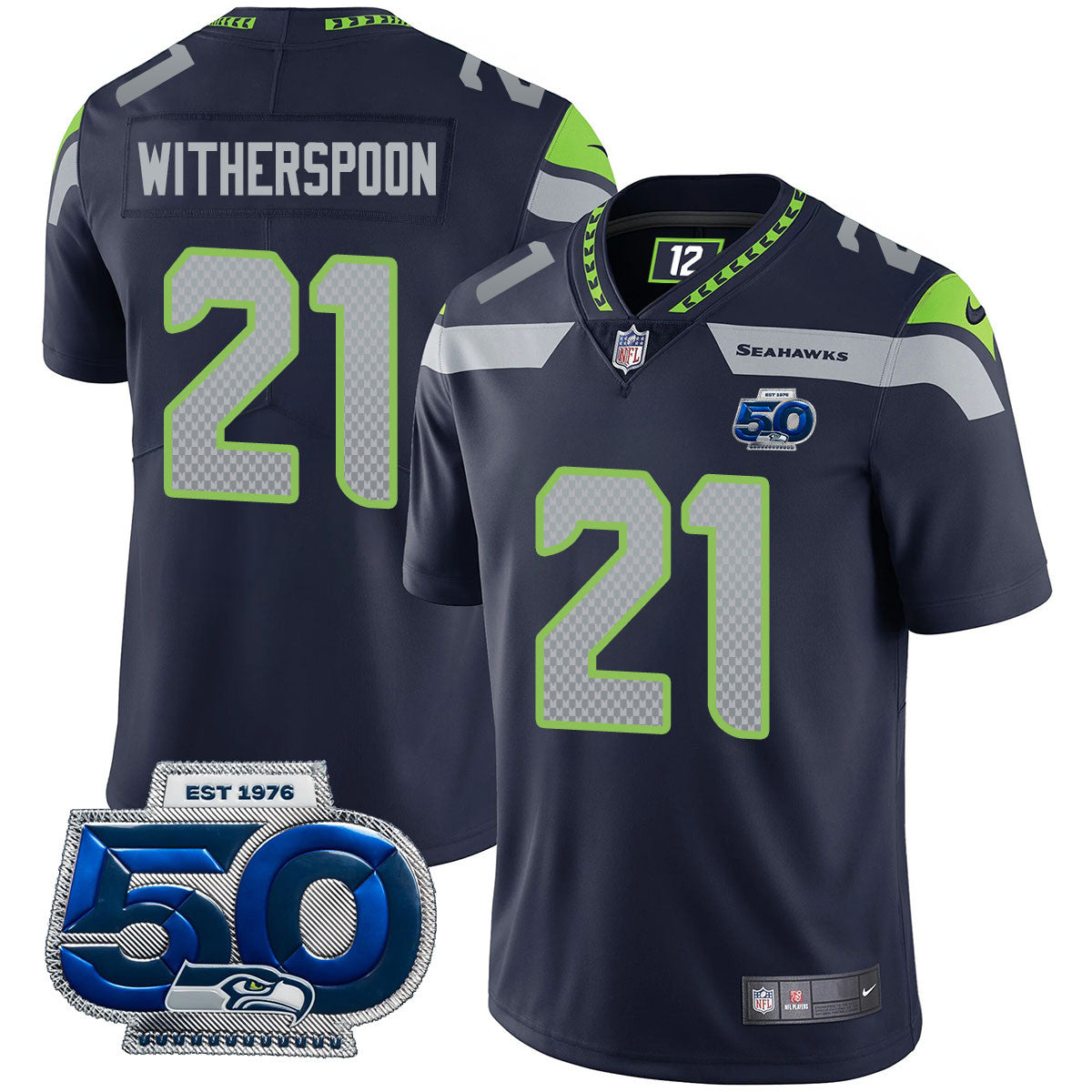 SEA 50th Season Vapor Limited Jersey - All Stitched-DTD