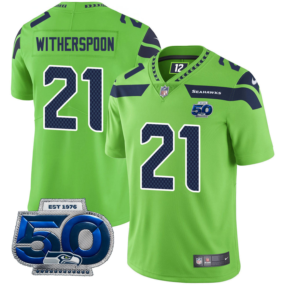 SEA 50th Season Vapor Limited Jersey - All Stitched-DTD