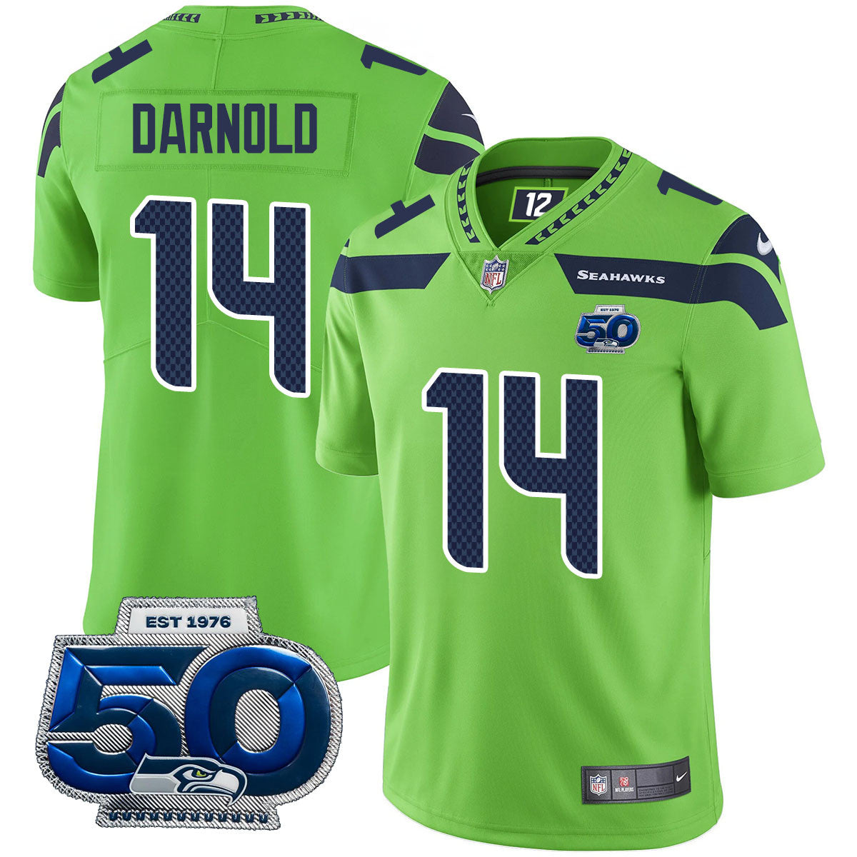 SEA 50th Season Vapor Limited Jersey - All Stitched-DTD