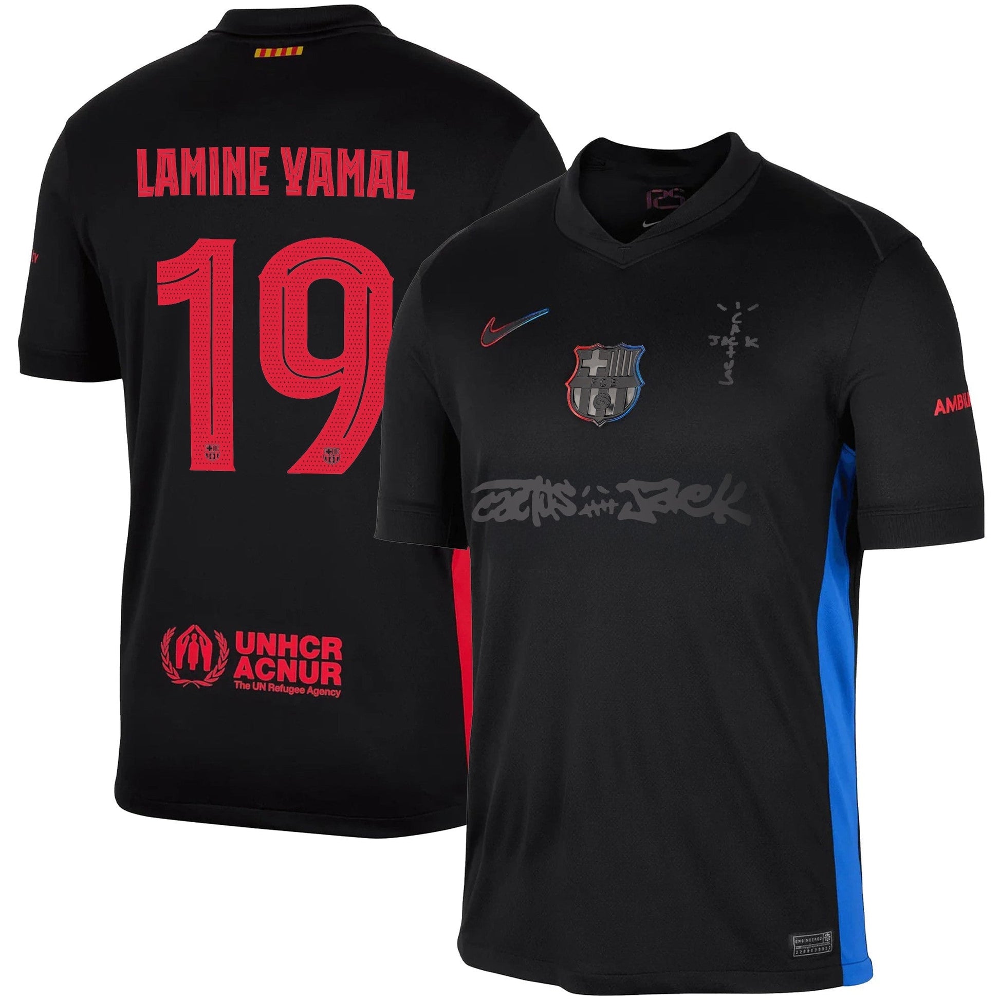 Men's FC Barcelona x Travis Scott Edition 2024/25 Limited Jersey